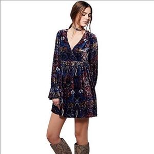 Free People velvet dress